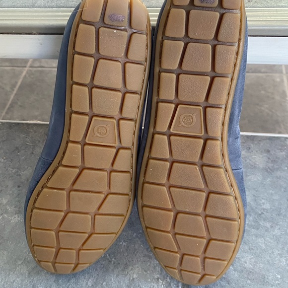 Born Marcel Leather Driving Moc Driving Loafer Size 8 M Navy Blue Casual Comfort - Picture 3 of 8